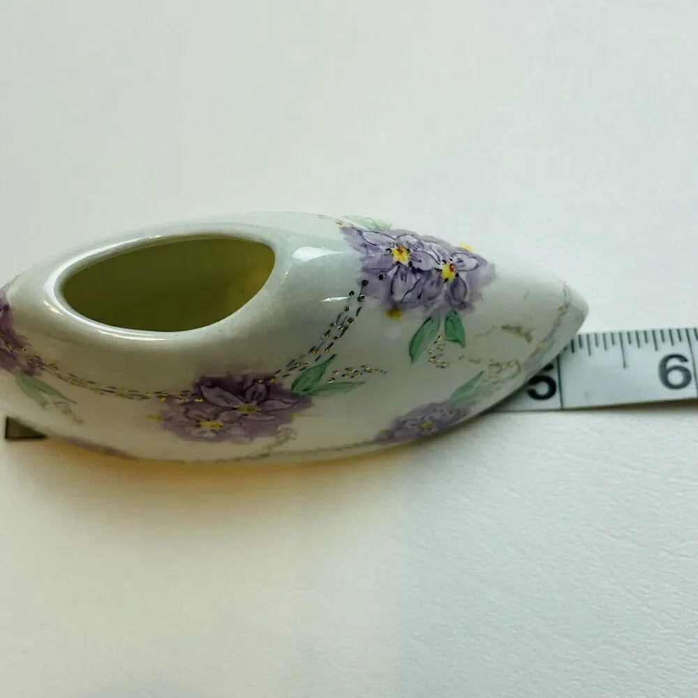 Christopher Stuart Handpainted Vase‎ Floral Bone China Tempest Y1510 Thailand